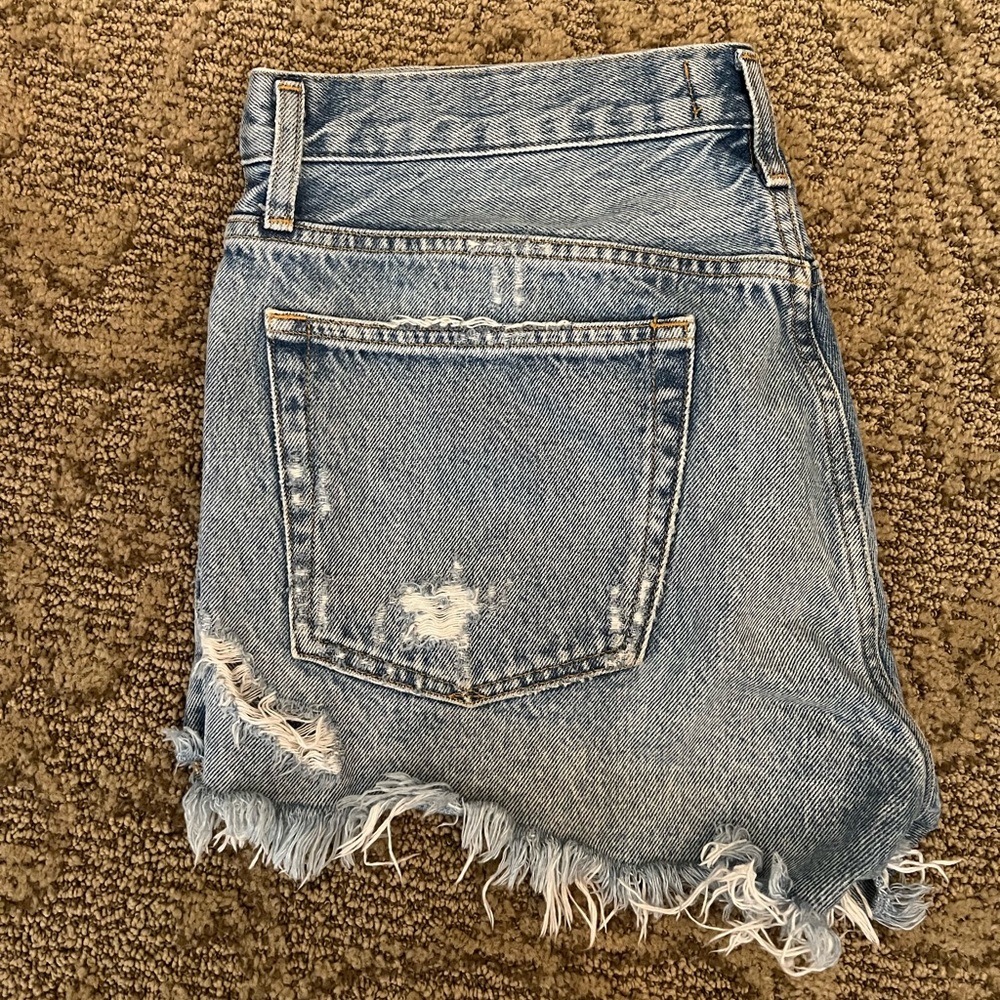 Agolde Parker denim shorts